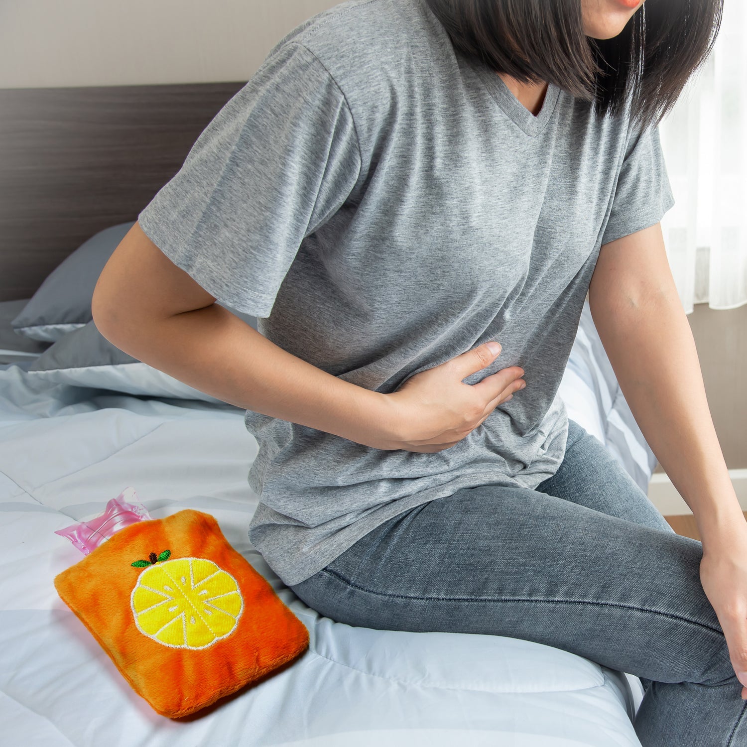 6510 Orange small Hot Water Bag with Cover for Pain Relief, Neck, Shoulder Pain and Hand, Feet Warmer, Menstrual Cramps. DeoDap 6510 Orange small Hot Water Bag with Cover for Pain Relief, Neck, Shoulder Pain and Hand, Feet Warmer, Menstrual Cramps. DeoDap